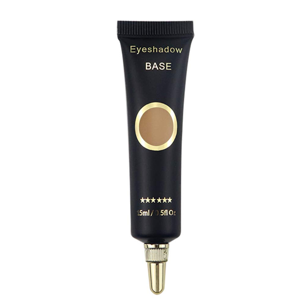 Fendy Eyeshadow Primer,Primer Face Makeup Eye Shadow Base,Anti-Aging Eyeshadow Primer Potion Waterproof Great for Oily Lids Primer (Dark brown-01)