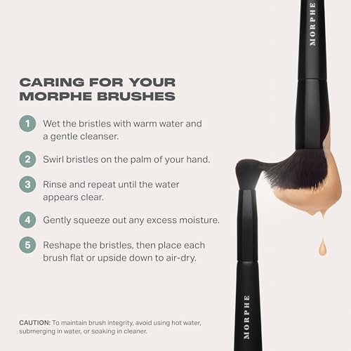 Morphe MUA Life Makeup Brushes - 20 Piece Makeup Brush Set of Eye and Face Brushes - Made with Synthetic Bristles and Includes Carrying Case (20 Count)