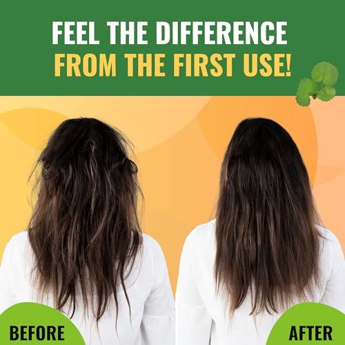 Satin Strands Mask for Dry, Color Damaged Hair – Deep Conditioner Hair Treatment Softens Dry Hair, Repairs Damage, & Revitalizes Scalp – Gotu Kola Herb, Essential Oils, & Keratin Hair Mask