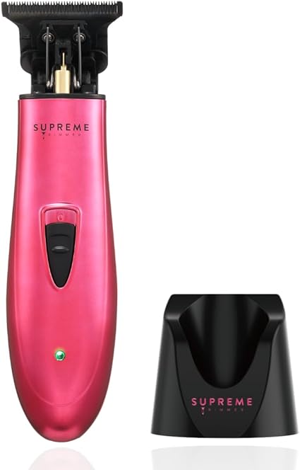 Supreme Trimmer T-Shaper ST5205 | Professional Barber Hair Clippers for Men Cordless Zero Gapped Liner Beard Blue DLC