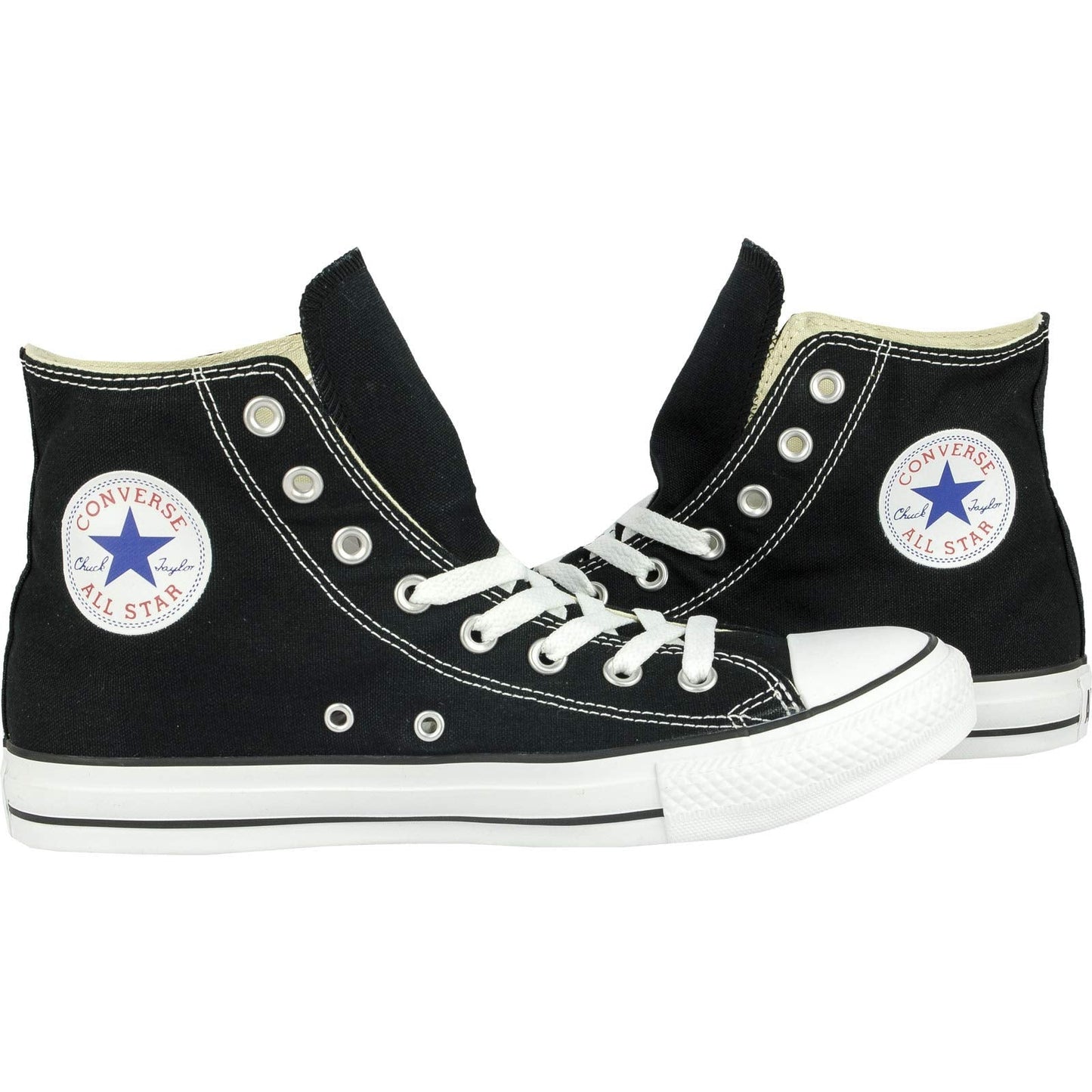 Converse Ashi Core Kid Undefined's Lace Up High Top Youth Black Trainers (Black, US 2)