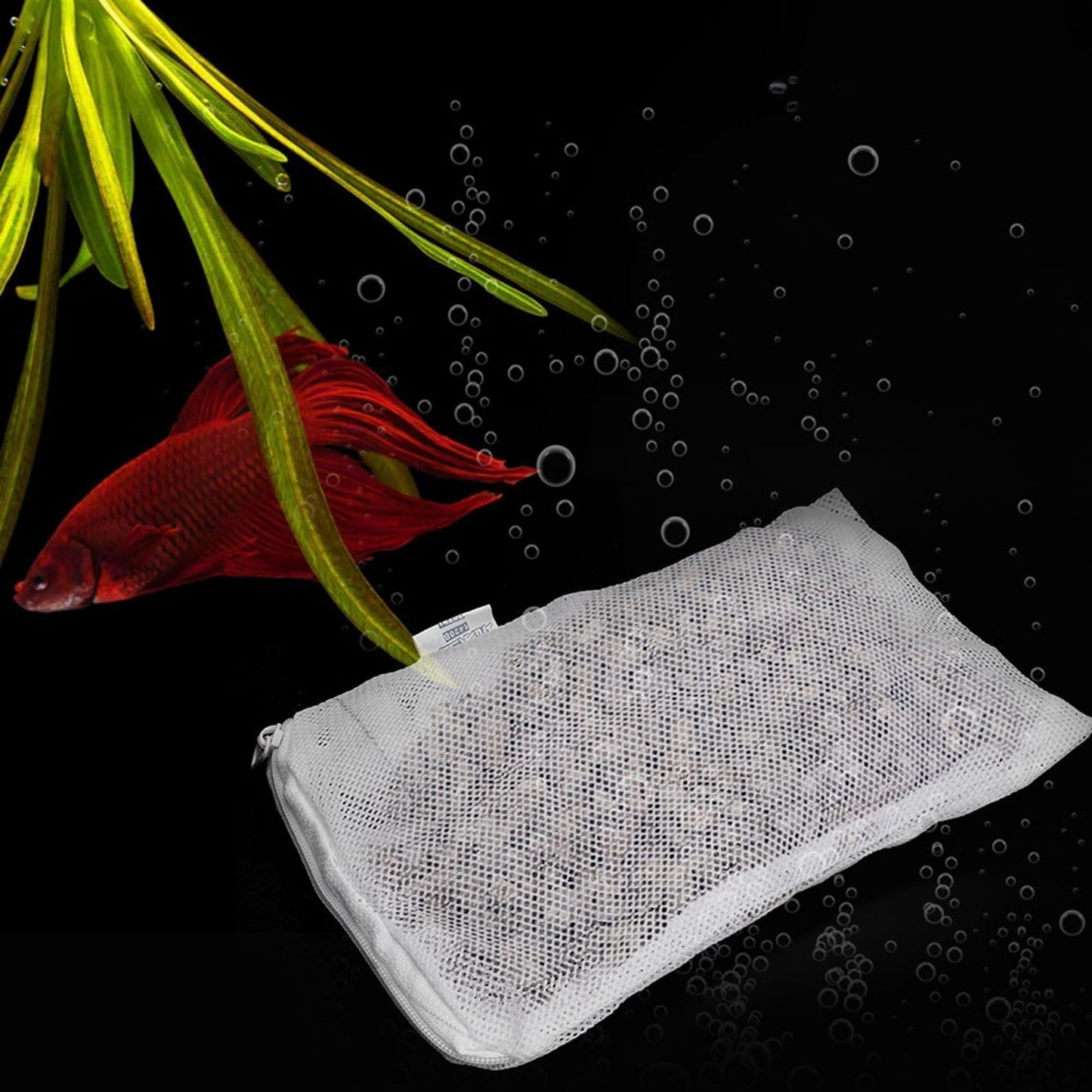 Fish Tank Ammonia Detoxifier, Natural Stone Zeolite For Freshwater Saltwater, 688g