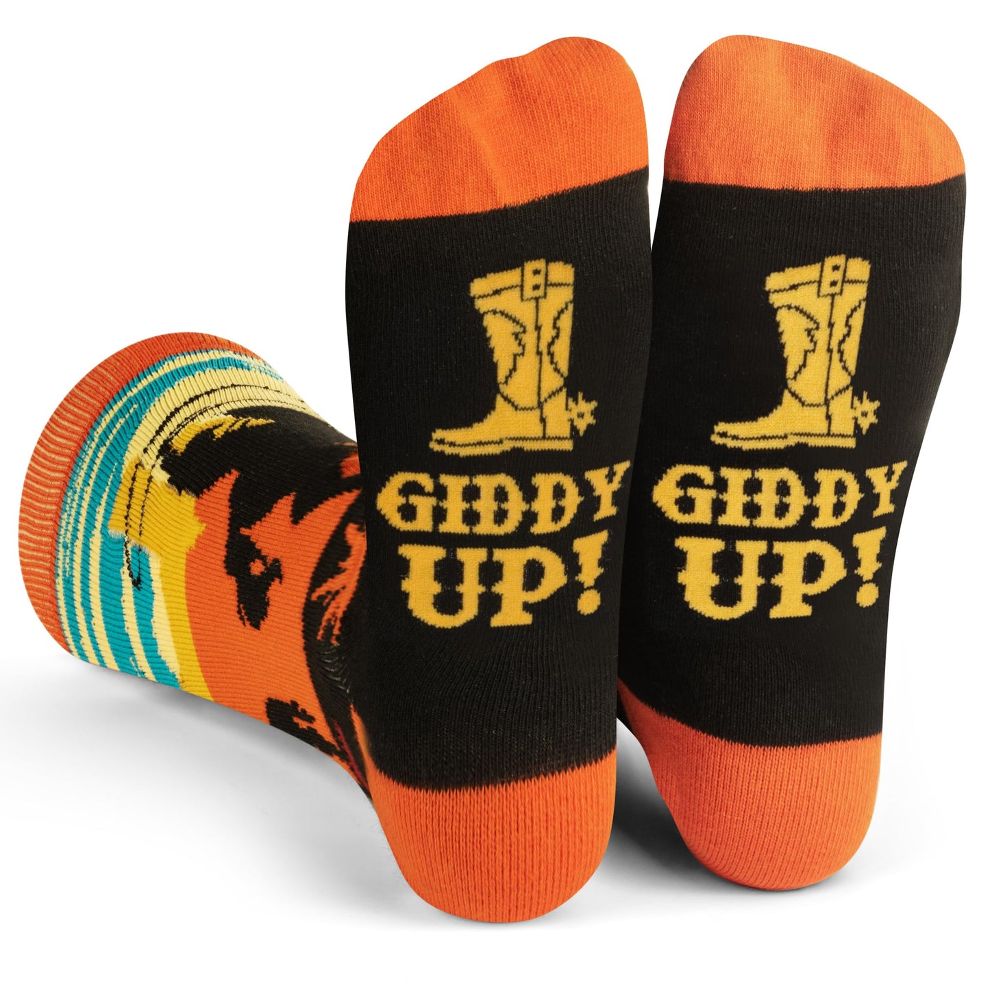 Lavley Funny Socks for Men – Great Father's Day Gift for Dad from Kids or Wife – Novelty Gift for Him – One Size Fits Most