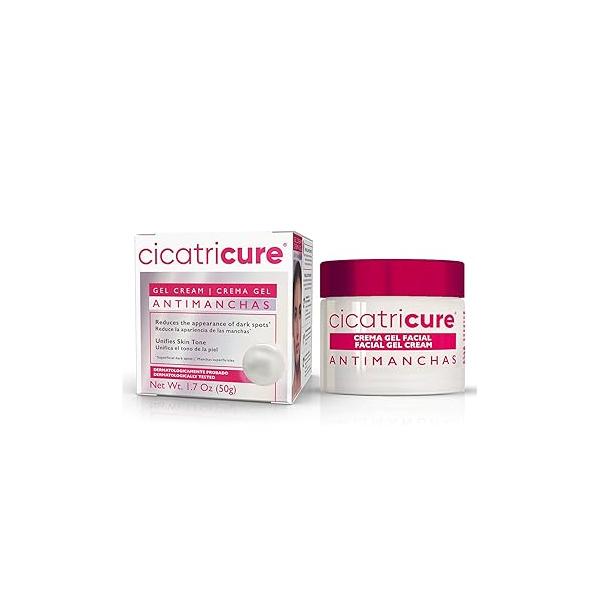 Cicatricure Face Moisturizer, Antimanchas Brightening Moisturizing Gel Cream, Reduces Dark Spots, Patches and Boosts Skin Glow + Natural Radiance, 1.7 Ounces