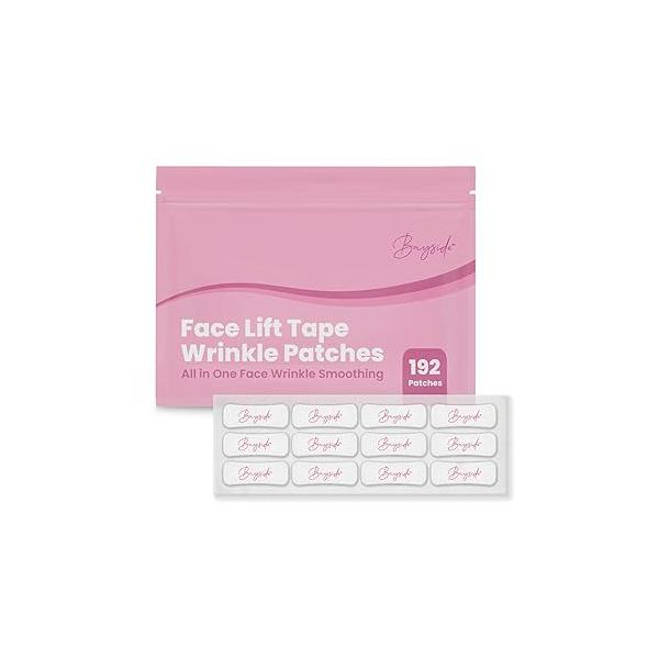 Face Tape for Wrinkles and Tightening | Skin Lifting Smoothing Lines Eye Strips a Firm Look Wrinkle-Reducing Easy-to-Use Lifters Pack Includes 192 Pieces