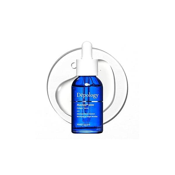 Depology MATRIXYL® 3000 Serum, Promotes Anti Wrinkle Korean Skin Care Products for Face Elasticity, Facial Serum Women, Skincare All Types