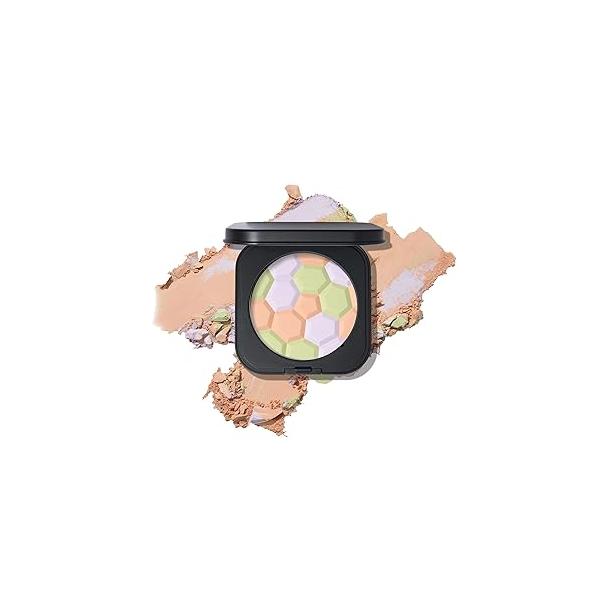 LAURA GELLER NEW YORK Filter Finish Pressed Radiant Setting Powder, Color Correcting For Even Tone, Universal