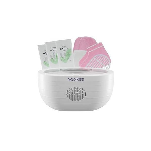 Paraffin Wax Machine for Hand and Feet,Paraffin Baths Kit with Refills, Safety Material 3L Moisturizing Hydration