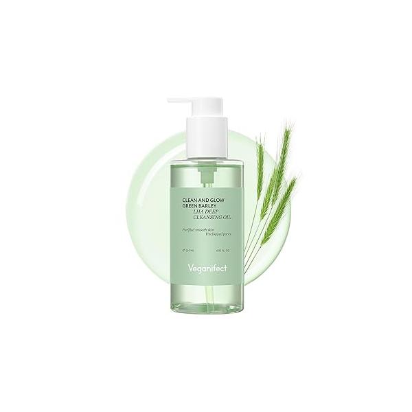 LHA Deep Cleansing Oil, Makeup, Blackhead and Whitehead Remover, Korean Skin Care, Vegan, 6.93 Fl Oz (New)