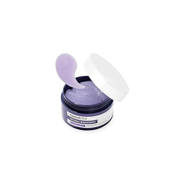 HEIMISH RX Retinol Bakuchiol Hydrogel Eye Patch - Anti Aging Under Patches, Hydrating Formula with Retinol, 2% Niacinamide for Dark Circles, Puffiness & Wrinkles, Korean Skincare, 1.4g/60ea