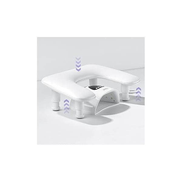 Nail Arm Rest, U Shaped Rest Tech Cushion for Nails Sleepable Manicure Pillow Non-Slip Hand Stand Technician Table Art Salon