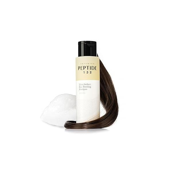 COSRX PEPTIDE 132 Hair Bonding Shampoo - Daily Scalp Treatment for Dandruff, Dry, Itchy or Flaky Repairs & Strengthens Damaged with Caffeine Zinc PCA, For All Types - 6.76 fl oz