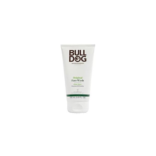 BULLDOG Mens Skincare and Grooming, Original Face Wash/Scrub, 5 Fluid Ounce