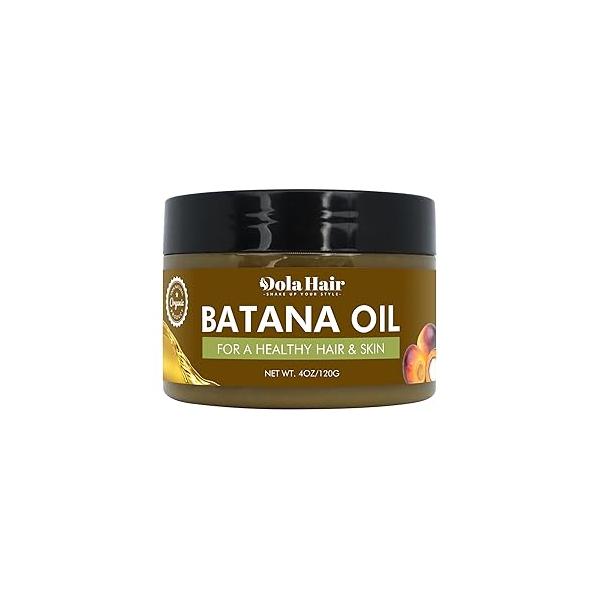 Pure Batana Butter Oil for Hair Growth, 100% Natural, Nourishes Damaged Hair, Prevents Loss & Conditions