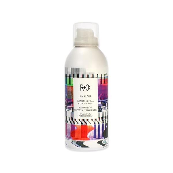 R+Co Analog Cleansing Foam Conditioner, Weightless Conditioner for Nourished, Shiny and No-Frizz Hair