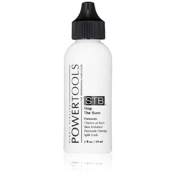 POWERTOOLS STB, The Original Stop Burn 2 oz | Mix Directly Into Hair Color Formula To Lessen Scalp Irritation From