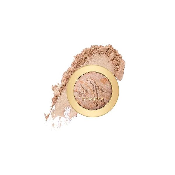 KIMUSE Baked Foundation - Brighten Color Correcting Powder for Mature Skin, Buildable Coverage, Radiant Natural Finish