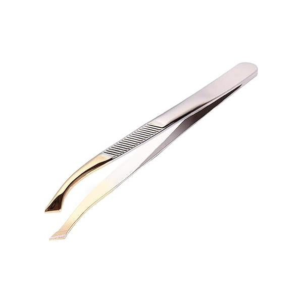 Tweezers, Professional Eyebrow Tweezers with Non-Slip Handle, for Plucking Eyebrows, Beard Hair or Small Men and Women