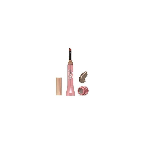 Chella Eyebrow Cream, Awesome Auburn - Vegan, Cruelty Free, Paraben Gluten Free Pomade Makeup Long Wearing, Velvet Consistency, Water Resistant