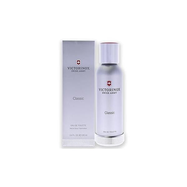 Swiss Army Classic Men Eau De Toilette Spray, Iconic Collection, 3.4 Ounce