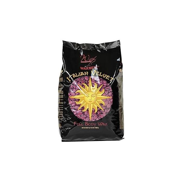 Waxness Wax Necessities Italian Velvet Premium Luxury Polymer Blend Full Body Hard Beads 2.2 Pound