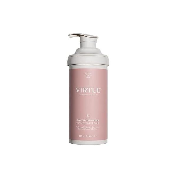 Virtue Smooth Conditioner for Frizz Control Curly Hair, Sulfate Free, Safe All Hair Types, Color
