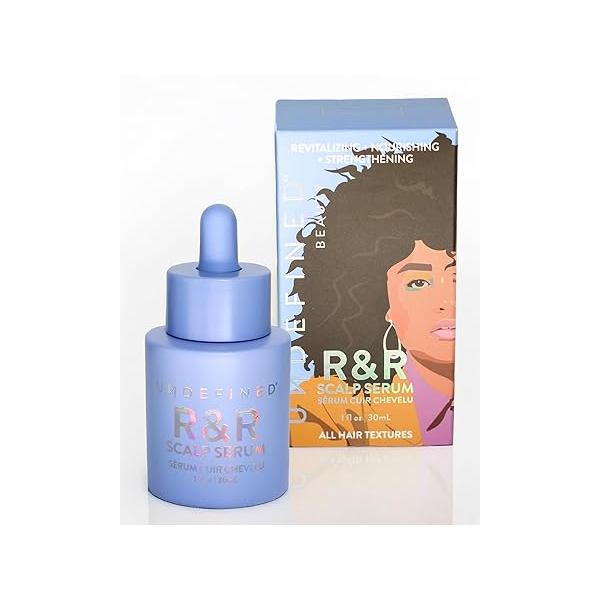 Undefined Beauty R&R Scalp Serum - Revitalizing & Strengthening Hair Treatment with Peptides, Rosemary, Ashwagandha Niacinamide