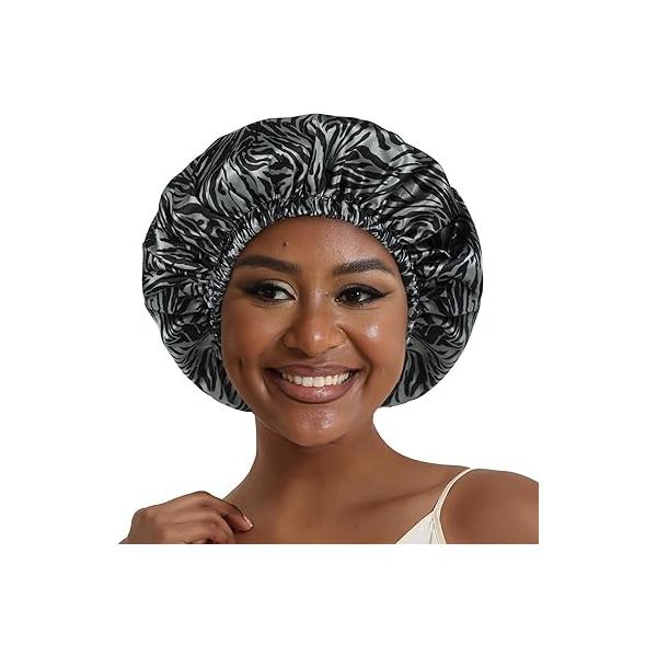 Hat Hut Satin Bonnet Silk for Sleeping Hair Cap Curly Wrap Reversible