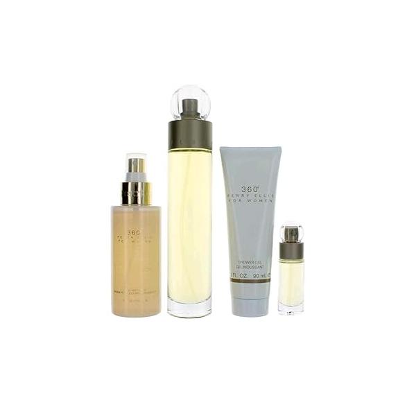 Perry Ellis Fragrances 360 for Women, 4-piece Gift Set