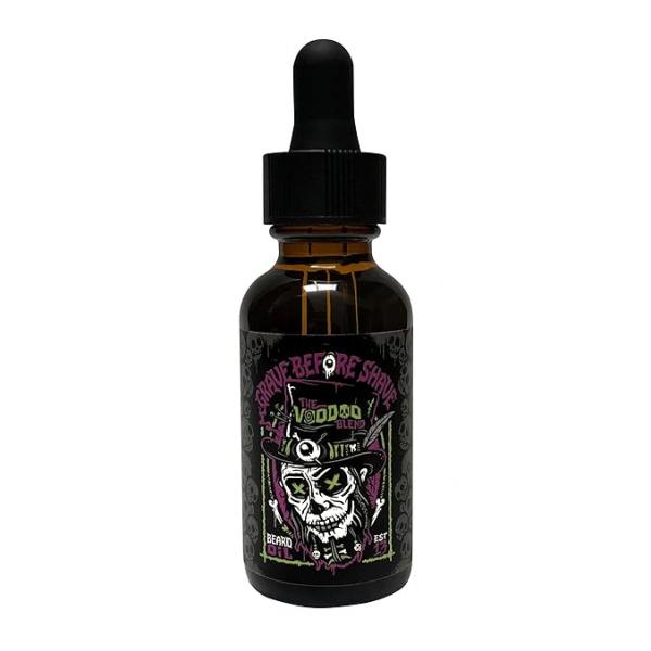 Grave Before Shave Voodoo Blend beard oil 1 oz. Bottle with Dropper top Dispenser
