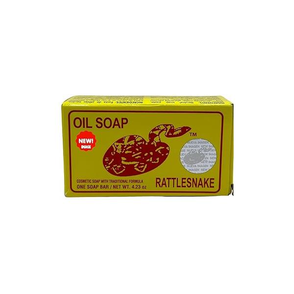 Jabon de aceite vibora cascabel (140g) jabon para la cara y todo el cuerpo- Ayuda a eliminar acne paño/Rattlesnake soap (4.93 (1)