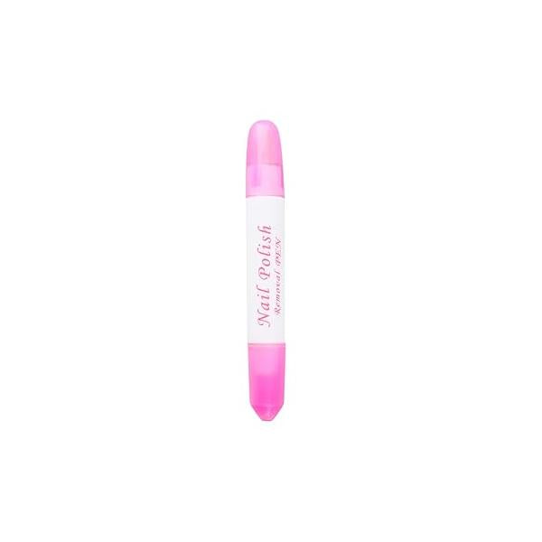 Pink Nail Erase Pen - Women's Art Polish Corrector With Removable Head for Manicure, Fingernail, Foot, Hand Care Home Salon Use (6g)