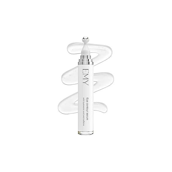 Roller Eye Serum Acid Hyaluronic Caffeine Moisturizing Plumping Massage Ball Reduces Dark Circles Bags Under Eyes Wrinkles and Fine Line Non-Greasy Suitable for Sensitive Skin