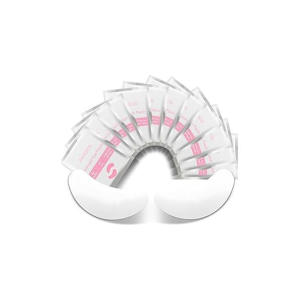Hydrogel Eye Patch Eyelash Extension Supplies - Akissos 100 PCS Lash Lift Tint Under Pads Undereye Gel Patches Lint Free Professional Individual DIY Beauty Tool 3nd Gen