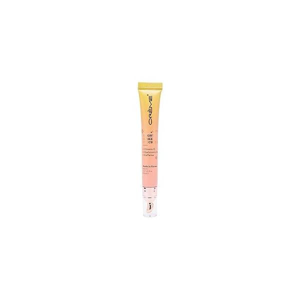 The Crème Shop Klean Beauty Awake Eye Crème, Vitamin C, Hyaluronic Acid & Caffeine, Dark Circles Under Treatment (0.67 fl oz)