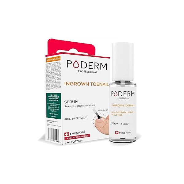 PODERM - 2 in 1 TOENAIL INTEGRAL RELIEVER Soften Nail Toe and Fingernail Pain Reliever Emollient properties - 100% Natural Ingredients Vegan Quick & Easy Swiss Made (INTEGRAL RELIEVER)
