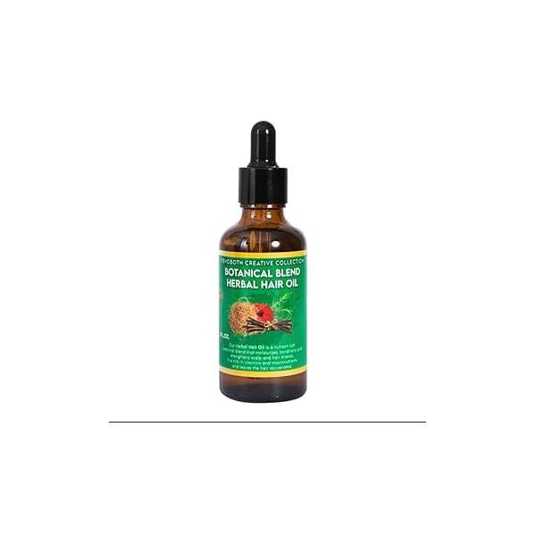 Rehoboth Creative Collection Botanical Blend Herbal Hair Oil for Dry & Scalp, Promotes Strong Strands, Enhances Scalp Hydration - Makes Shinier Softer