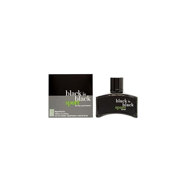 Yves Saint Laurent Nu Parfums Black is Sport Eau de Toilette Spray for Men, 3.4 Ounce
