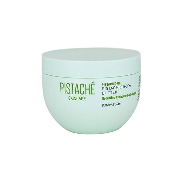 Pistaché Skincare Pistachio Oil Whipped Body Butter Cream Moisturizer (a.k.a The Boyfriend Butter) + Hydrates Dry Skin and Nourishes Vitamin E Antioxidant Protection, 8.0 oz