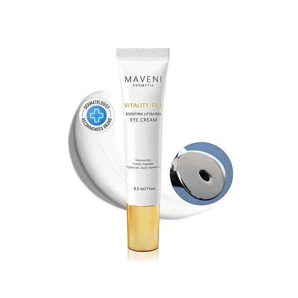 Vitality-Fill Boosting Eye Cream, Natural Anti Aging Under Cream Lift & Firm,Reduce Wrinkles,Fine Lines,and Bags,Dark Circles