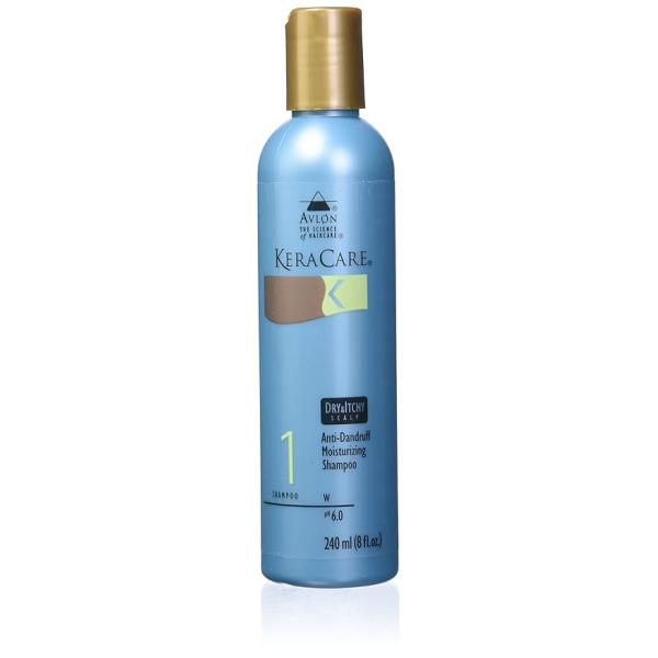 KeraCare Moisturizing Shampoo,8 oz - Sulfate Free, Relieves Dry and Itchy Scalp Conditions, Eliminates Flakes, Liquid Volume 240 ml