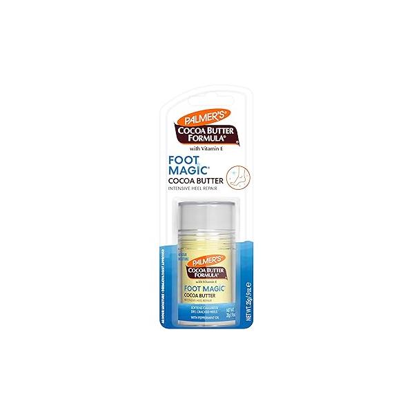Palmer's Cocoa Butter Formula Heel Repair, Foot Balm Stick for Cracked Heels & Feet, No-Mess Applicator, 0.9 Ounce