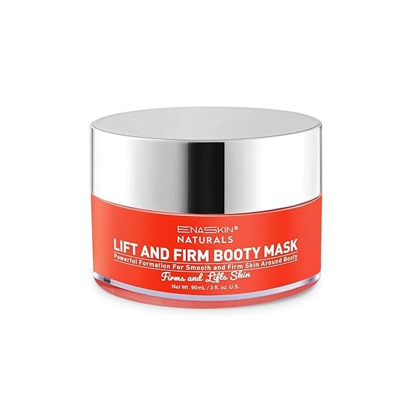 Enaskin Naturals Anti-Cellulite Cream: Firming Solution for Booty, Legs & Belly - Skin Tightening Lifting Body Mask Toning, Lift Firm Moisturizing Bum Care