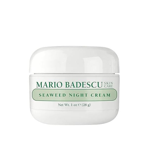 Mario Badescu Seaweed Night Cream for Women Anti Aging Oil-Free Moisturizer with Collagen & Sodium Hyaluronate, Ideal Combination