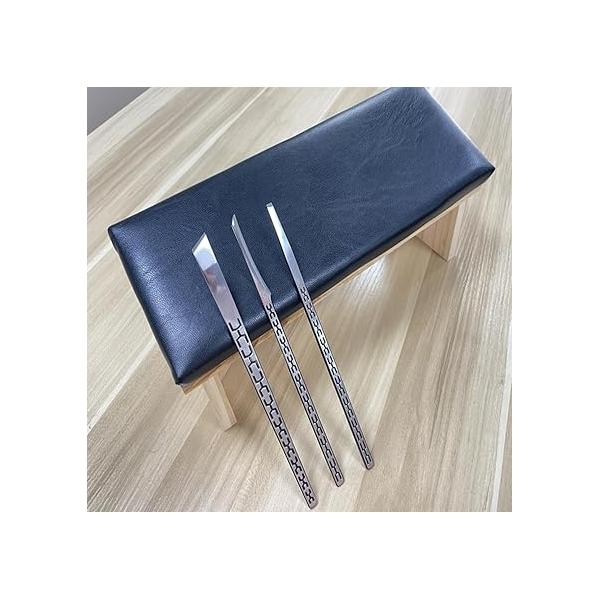 Pedicure Knife Ingrown Toenail Tools, Tilted Arm Rest for Nails,Used Nail Cuticle Remover, Chicken Callus, Paronychia Treatment at Home Salon (2)