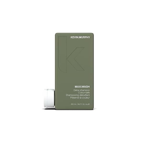 KEVIN.MURPHY MAXI.WASH - Detox Shampoo Removes Buildup & Minerals Colour Safe Also For Scalp Sulphate Free Paraben 250 mL / 8.4 fl oz