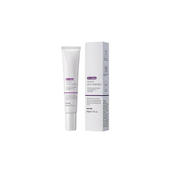 Korean Brand Pro-Xilane Active Anti-Wrinkle Eye Cream, Daily Wrinkle Anti Aging Line Smoothing Skin Care Treatment for Women and Men, Moisturizing, Tighten Delicate Skin, 20g/0.7Oz
