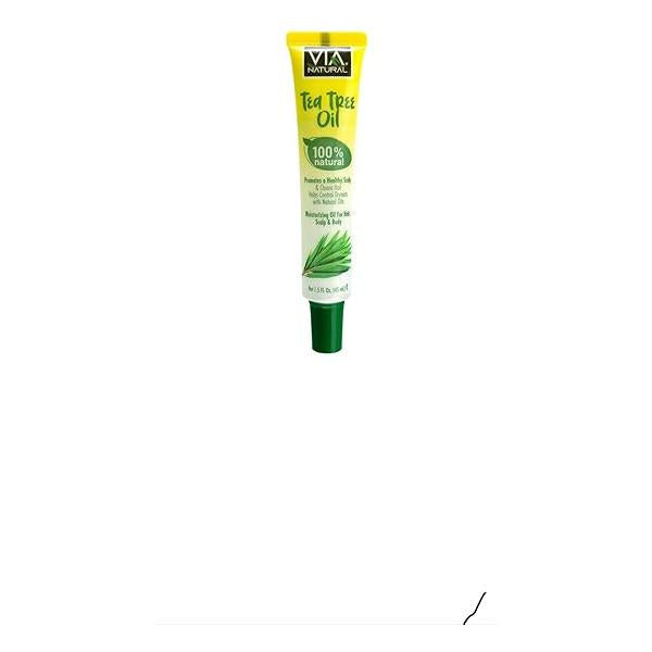 Via Natural 100% Tea Tree Oil 1.5 Fl Oz (Pack of 1)