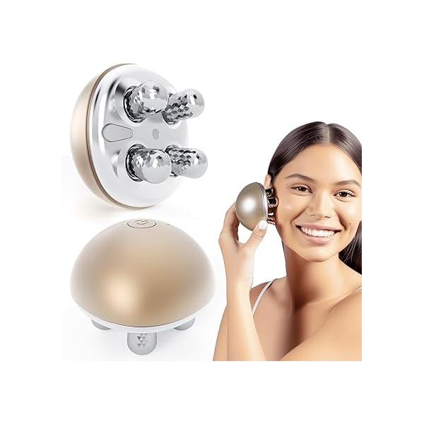 Microcurrent Facial Device, Face Massager Tool, Eye and Neck Massager, Roller, Beauty Tools for Relaxing Massage Skin Care Routine