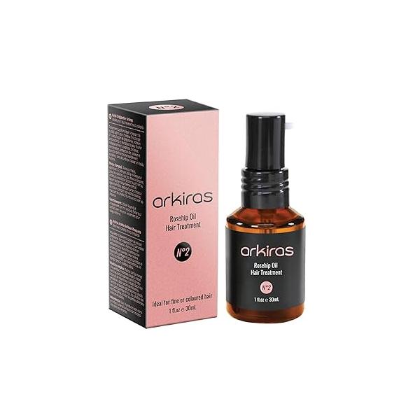 Rosehip and Abyssinian Oil, Organic Seed Moisturizing Rose Hip Oil for Hair Treatment, Serum Fine Colored Hair, 1 fl oz